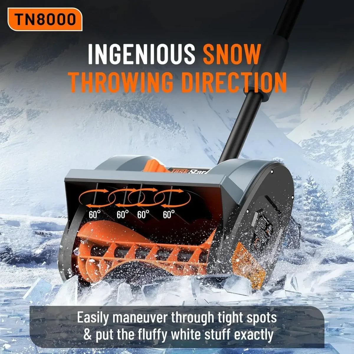 MaplePeak SnowBlitz™ 21V Cordless Power Shovel